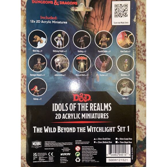 New D&D Idols of The Realms: The Wild Beyond The Witchlight 2D Set 1 Dungeon - Picture 3 of 4